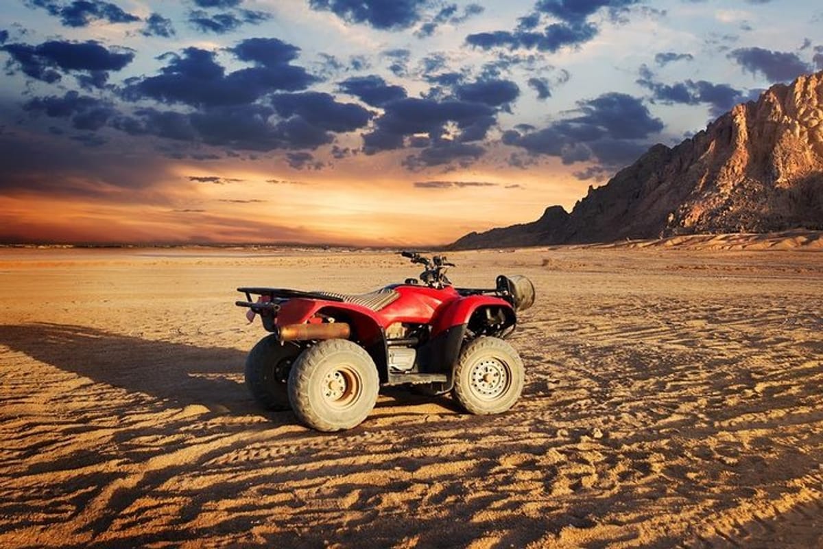 5-Hour Sunset Quad Safari Desert Adventure & Bedouin Experience